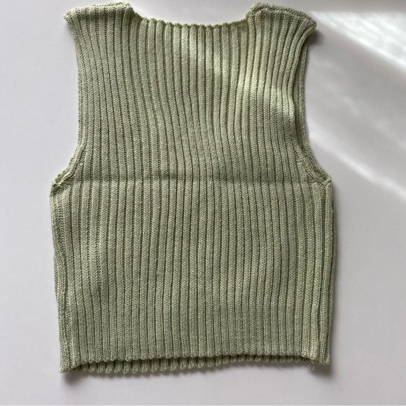 JORESS, XS SLEEVELESS TOP, LIGHT GREEN, CROP TOP - Picture 7 of 7
